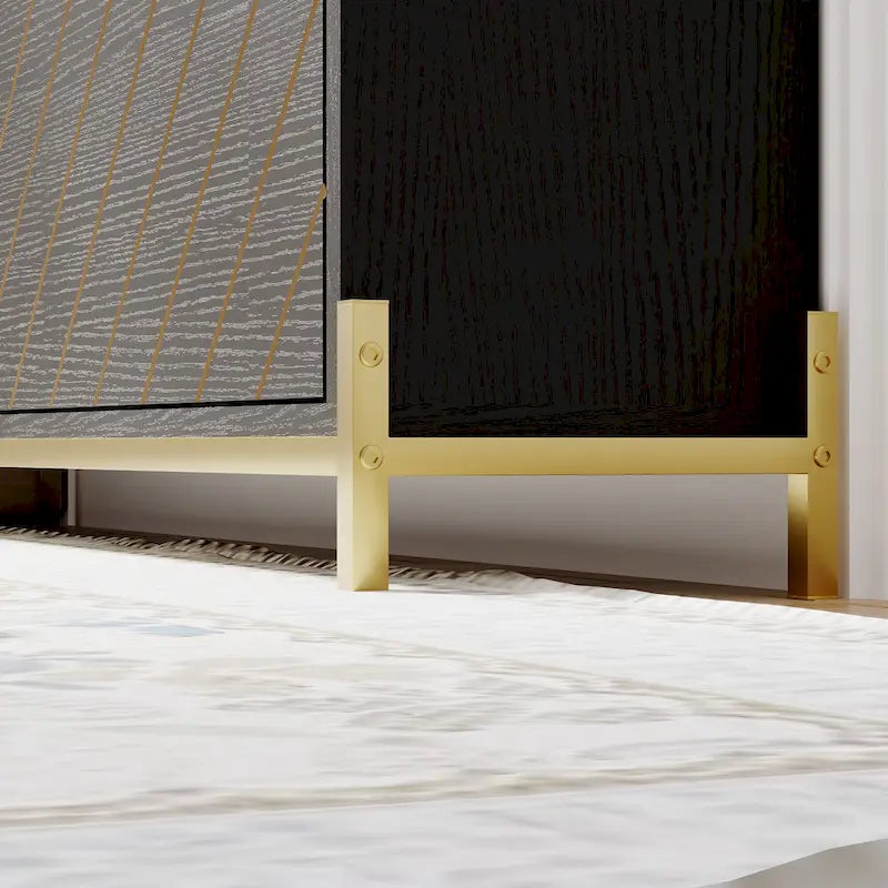 Meuble à chaussures avec 4 portes abattantes