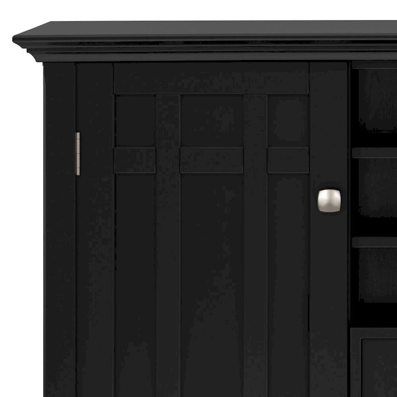 54 breites Übergangs-Sideboard aus Massivholz mit Buffetfunktion und Weinregal - 17D x 54W x 36H
