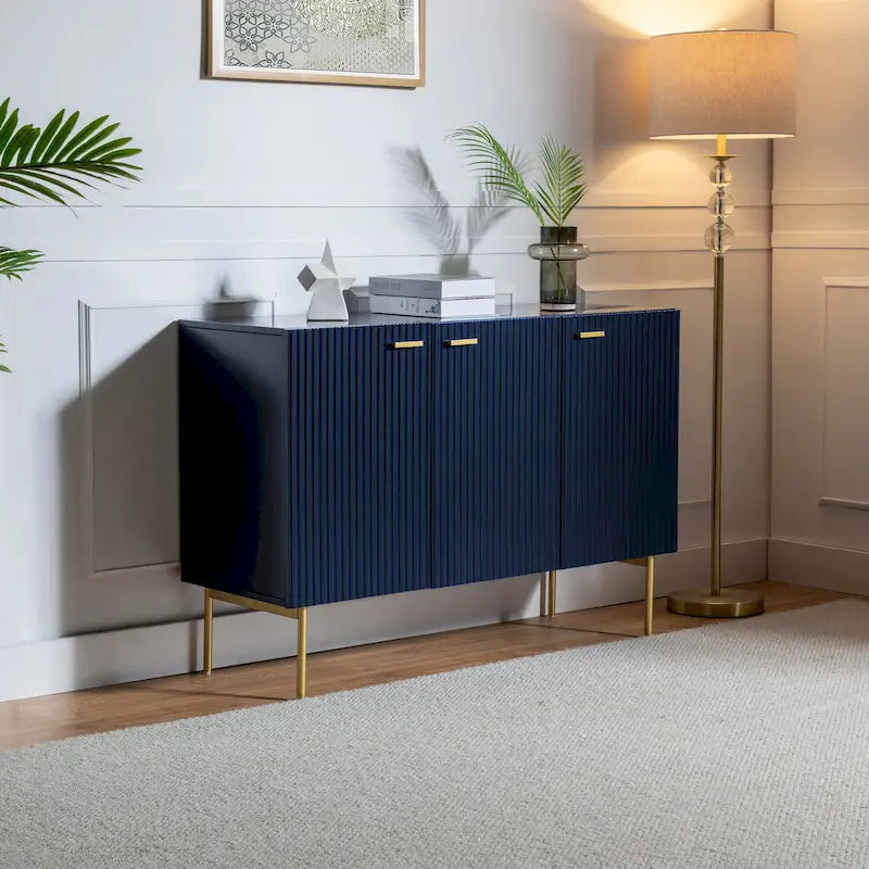 Multifunctional 47" Buffet Sideboard Cabinet with 3 Doors
