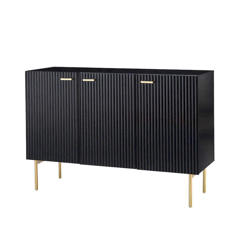 Multifunctional 47" Buffet Sideboard Cabinet with 3 Doors