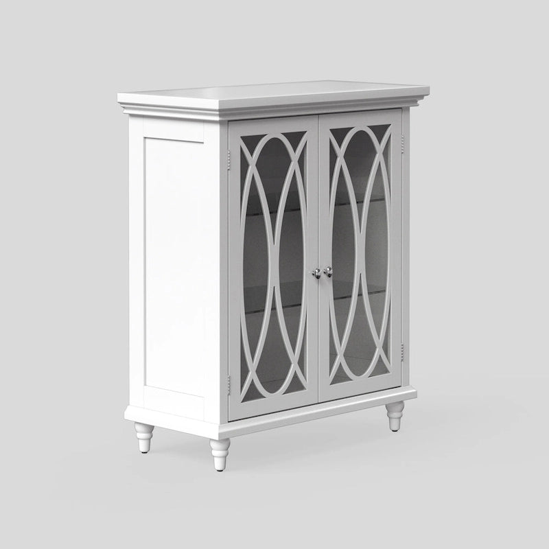 Mobile da pavimento bianco - 26L x 12.5W x 32H