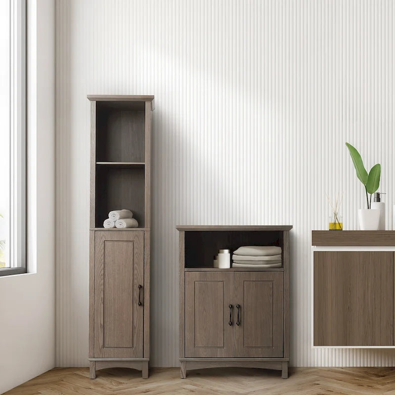 Freestanding Multifunctional Linen Tower