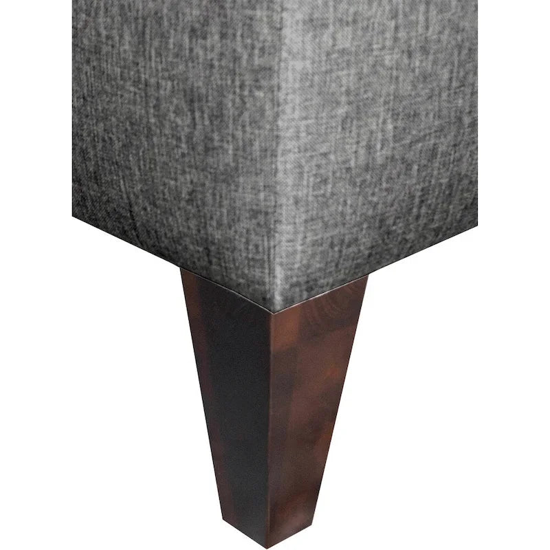 10-Button Tufted Upholstered Long Storage Bench Ottoman