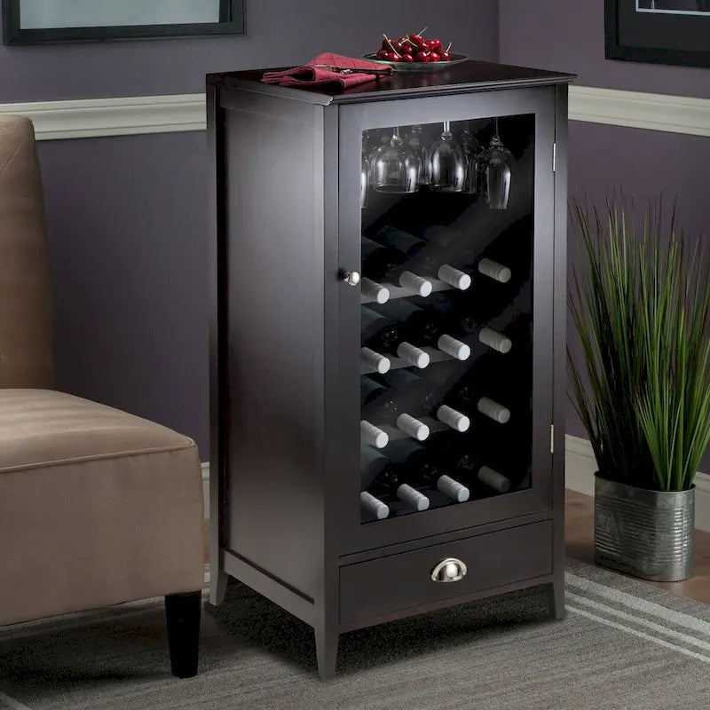 Wine Storage Cabinet, Espresso