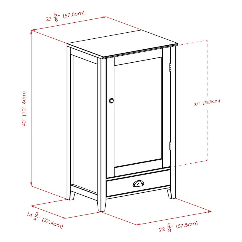 Wine Storage Cabinet, Espresso