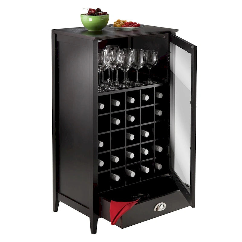 Wine Storage Cabinet, Espresso