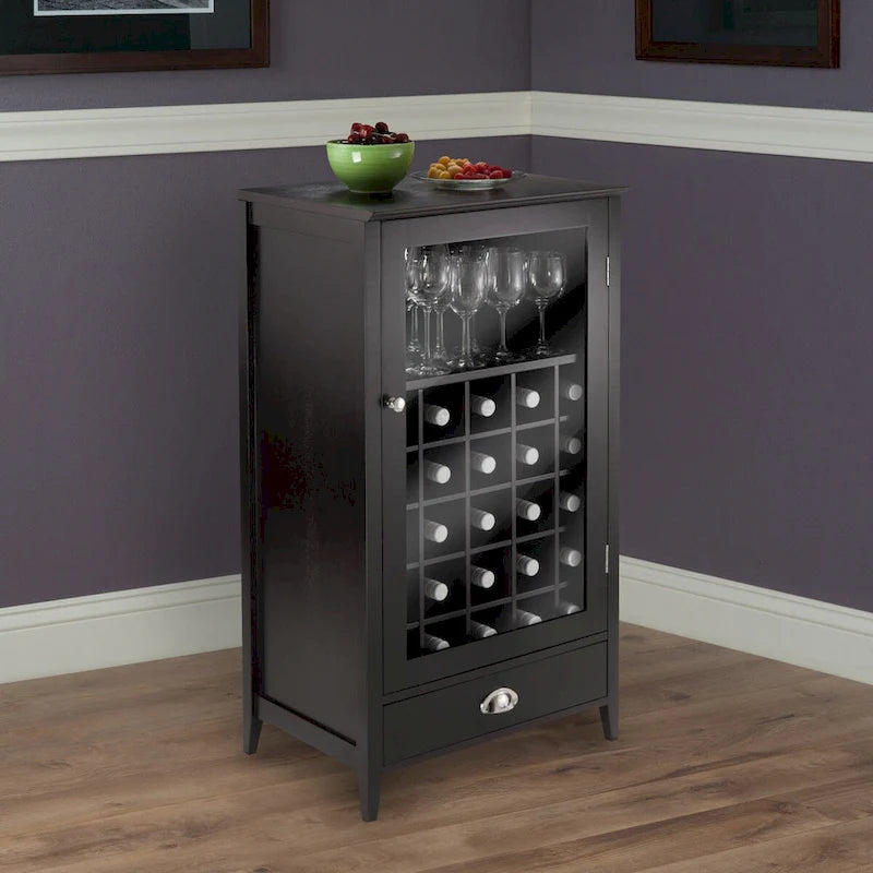 Wine Storage Cabinet, Espresso