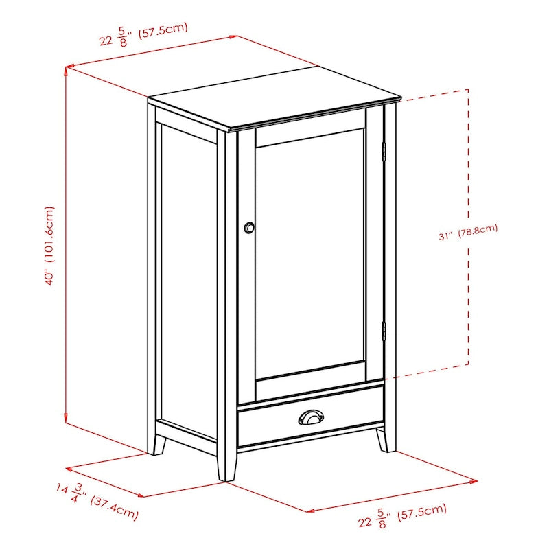 Wine Storage Cabinet, Espresso