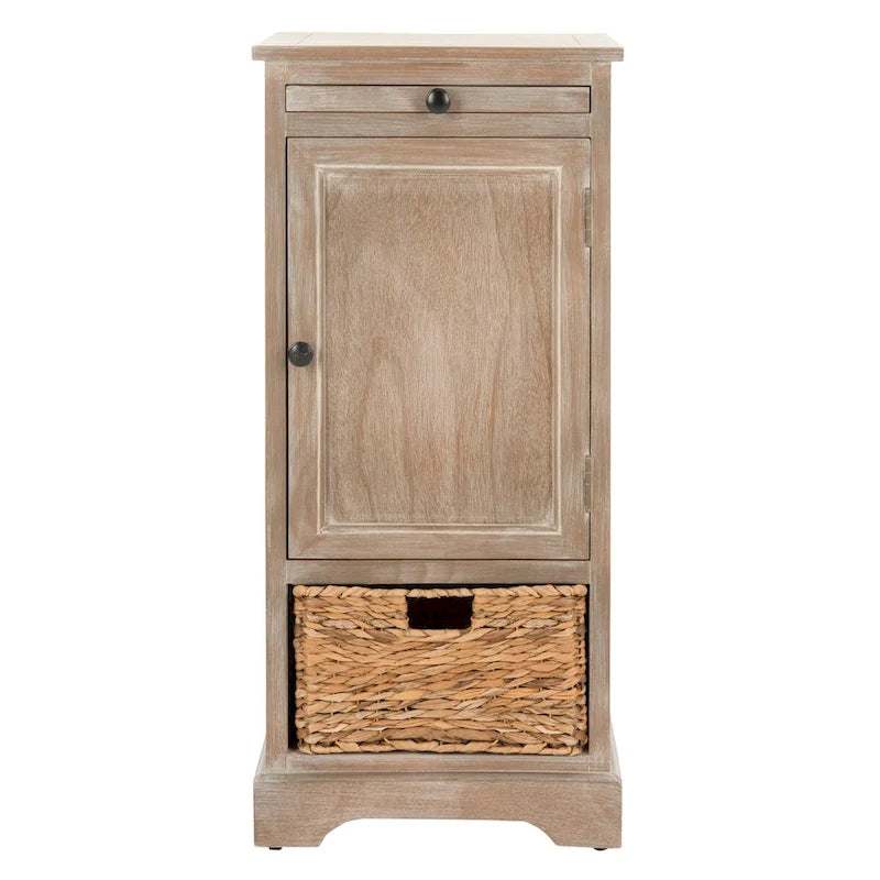 Red Tall Storage Unit - 15.7 x 13 x 34.3 - 16Wx13Dx34H