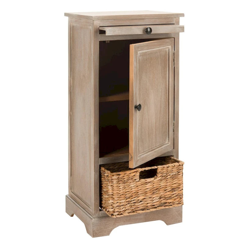 Red Tall Storage Unit - 15.7 x 13 x 34.3 - 16Wx13Dx34H