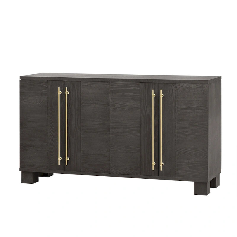 Houten dressoir in traditionele stijl