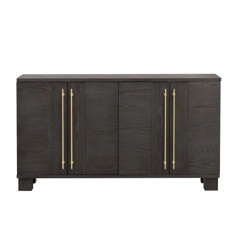 Houten dressoir in traditionele stijl