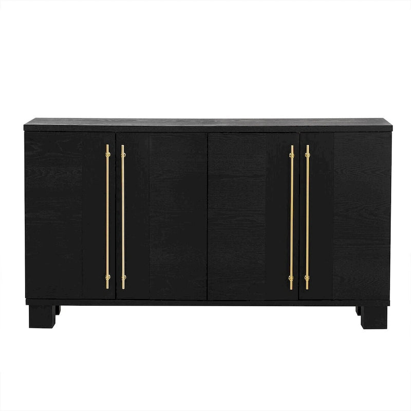 Houten dressoir in traditionele stijl