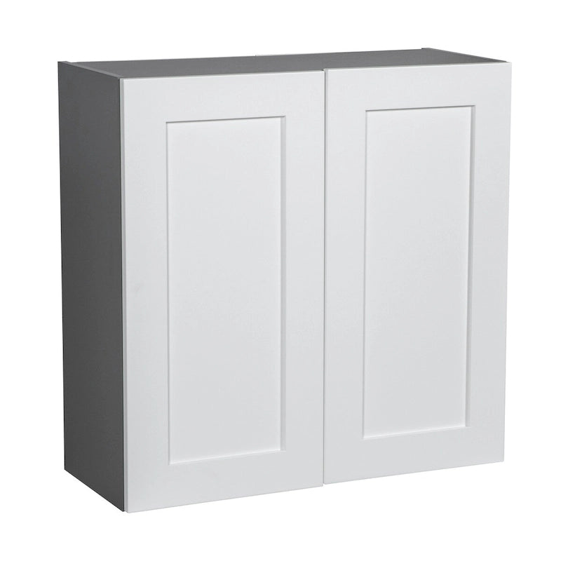 30 x 30 Wall Cabinet Double Door Grey - 30 x 30 x 12