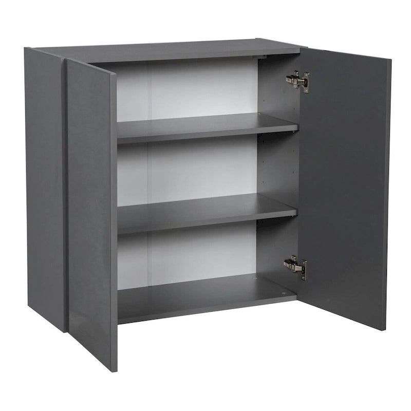 Pensile a doppia anta grigio 30 x 30 - 30 x 30 x 12