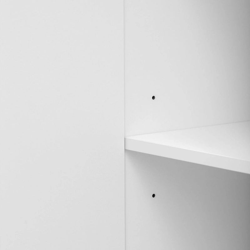 55 Sideboard-Aufbewahrungsschrank mit verstellbaren Einlegeböden, glänzende Oberfläche
