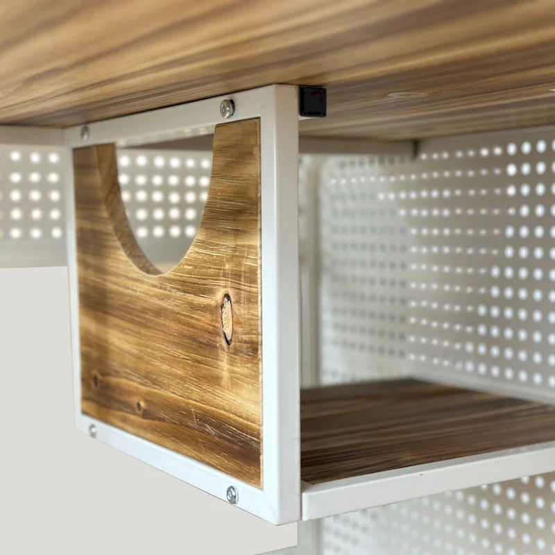55.12 Geräumiges Katzenhaus mit gehärtetem Glas