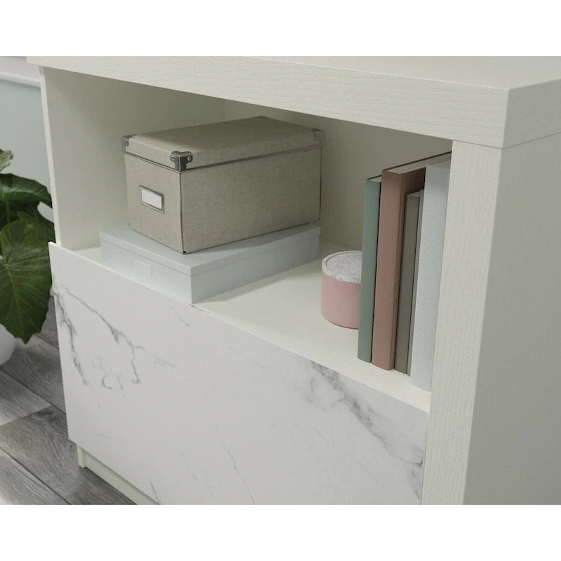 Lateral File Cabinet with Shelf
