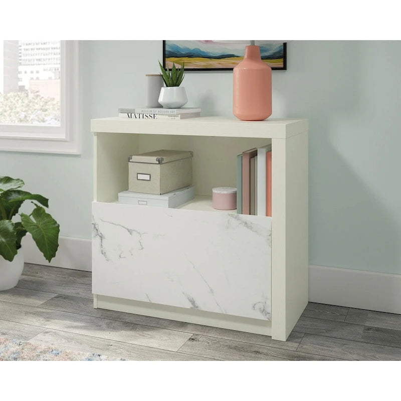 Lateral File Cabinet with Shelf