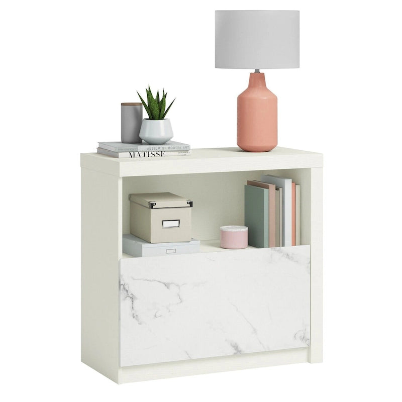 Lateral File Cabinet with Shelf