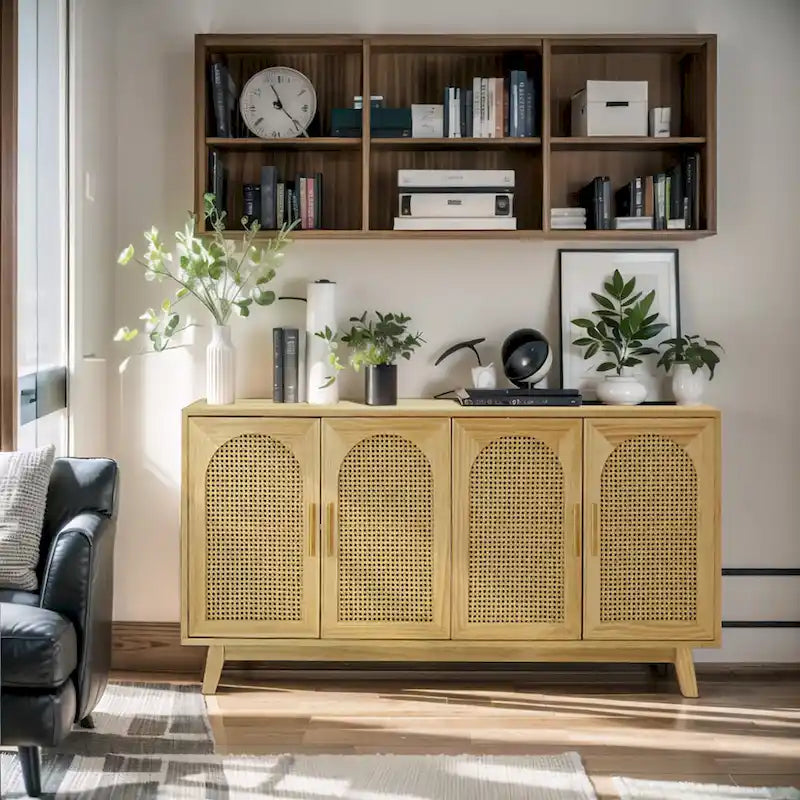Kast met 4 deuren en rotandeuren