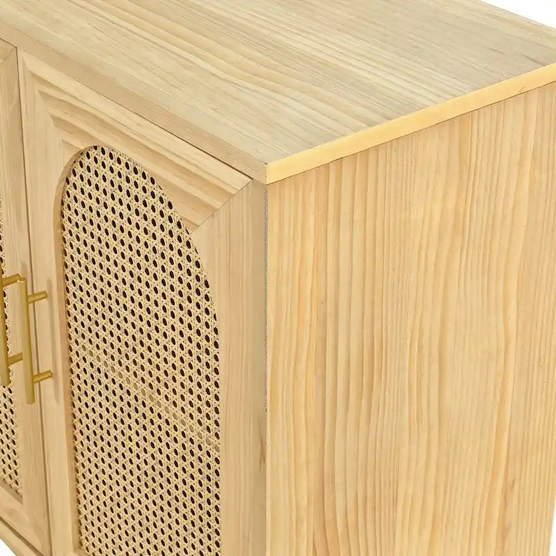 Kast met 4 deuren en rotandeuren